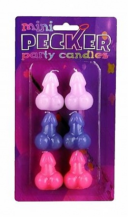 Mini Pecker Party Candles[6pc]