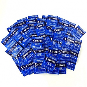 Crown Natural Rubber Latex Condoms - 10 Pack