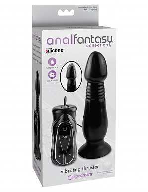 Anal Fantasy Collection Thrusting Vibrator - Black