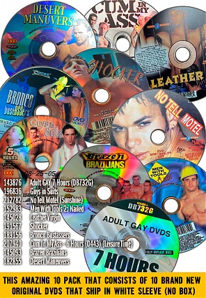 10 Pack Sleeved: Gay Classic 5 (10 DVD Set)