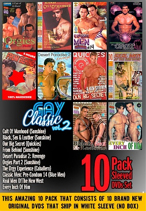 10 Pack Sleeved: Gay Classic 2 (10 DVD Set)