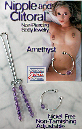 Nipple and Clitoral  Body Jewelry  (Amethyst)