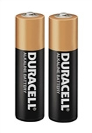 2 AAA Duracell Alkaline Batteries