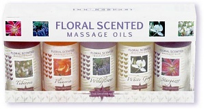 Floral Scented Massage Oil 5 Pack Bx