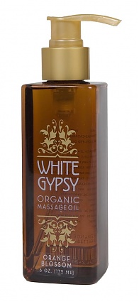 White Gypsy Massage Oil Orange Blossom