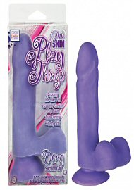 Pure Skin Play Thing Dong With Suction- Purple