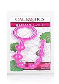 Booty Call X-10 Silicone Anal Beads Pink 8 Inch (182327.7)