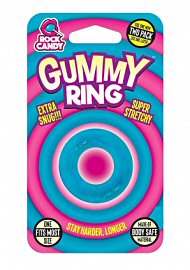 Rock Candy Gummy Ring Cock Ring One Size Fits Most Blue (184064.10)