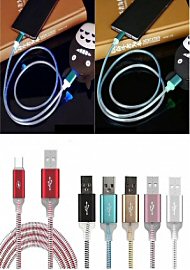 3' Led Charger For Iphone Various Colors (186817.100)
