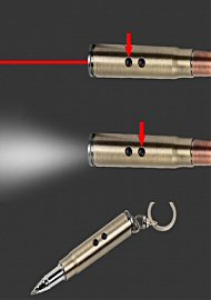 Bullet Laser Pointer Led Flashlight Keychain Ball Point Pen (187406.47)